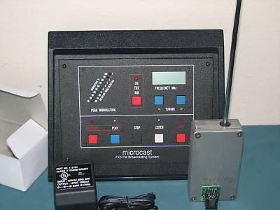 Microcast FX5 fm drive by broadcasting transmitter sys