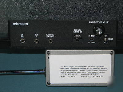 Microcast FX5 fm drive by broadcasting transmitter sys