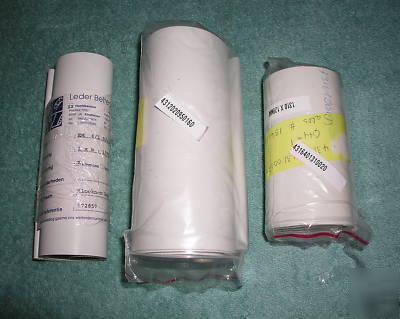 New 3 klockner flat conveyor replacement belts