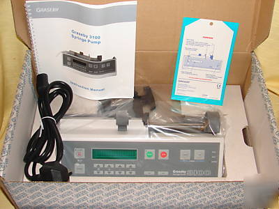 New brand graseby 3100 syringe pump & manual rrp Â£3500