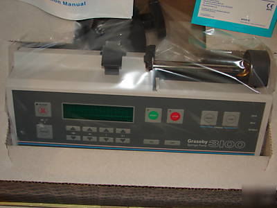 New brand graseby 3100 syringe pump & manual rrp Â£3500