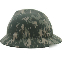 New msa full brim hardhat acu camouflage hard hat