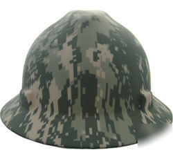 New msa full brim hardhat acu camouflage hard hat