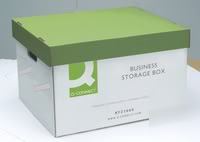 Pack of 10 cardboard storage boxes 327 x 387 x 250 mm