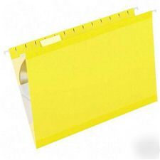 Pendaflex hanging file folders yellow legal 415315 (24)
