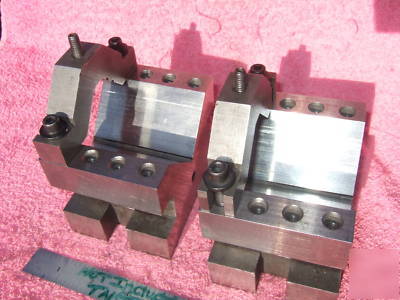 V-blocks (2) atco w/clamps used machinist toolmaker 