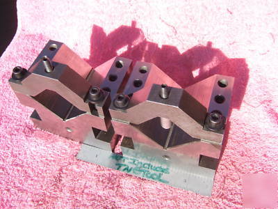V-blocks (2) atco w/clamps used machinist toolmaker 