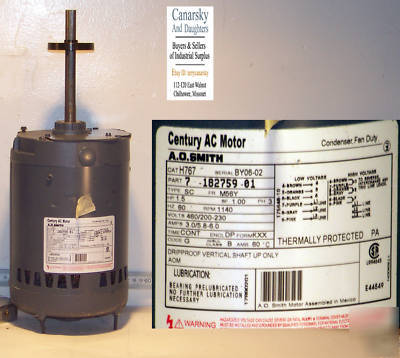New 1 ao smith H767 condenser fan motor 