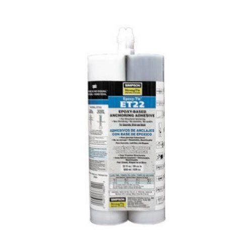 New simpson strong tie ET22 epoxy-tie adhesive 22 oz. 