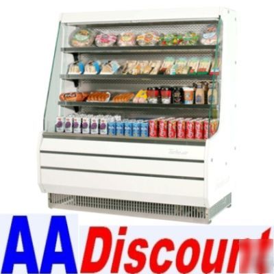 New turbo air open display merchandiser tom-50M white