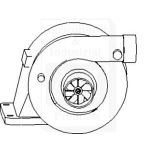 New turbocharger a-87801413 ford holland skid steer