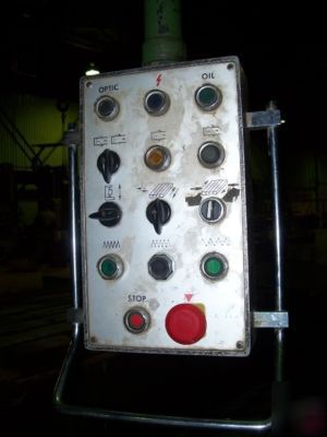 Sacem table type horizontal boring & milling machine