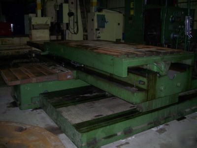 Sacem table type horizontal boring & milling machine