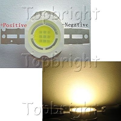 1 pc 10W watt star high power warm white led 650 lumen