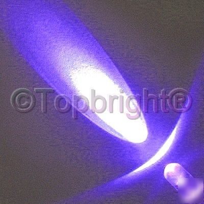 100X 5MM uv lamp ultra violet best buy free resistor 