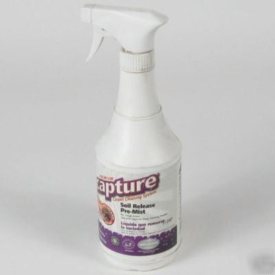 12 bottle of capture carpet cleaning soil release spray