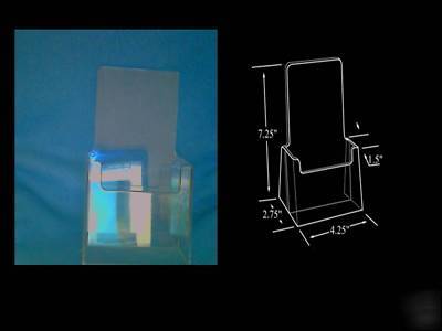 Acrylic display - brochure/pamplets etc tri-fold
