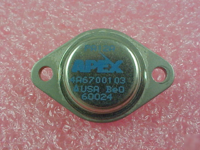 Apex PA12A / PA12 power op amp amplifier to-3-8