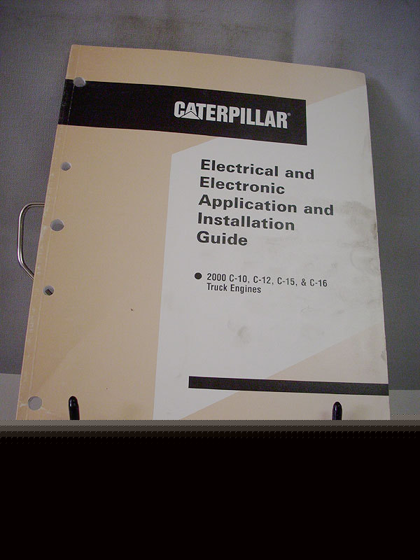 Caterpillar C10 C12 C15 C16 electrical install manual