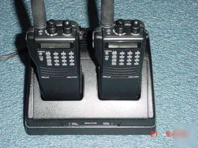 2 relm mini-com MPU32A uhf fm handheld transceiver