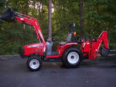 2008 massey ferguson 1528 tractor w/loader & backhoe