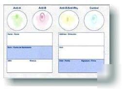 5 blood typing test kits type testing kits eldoncard