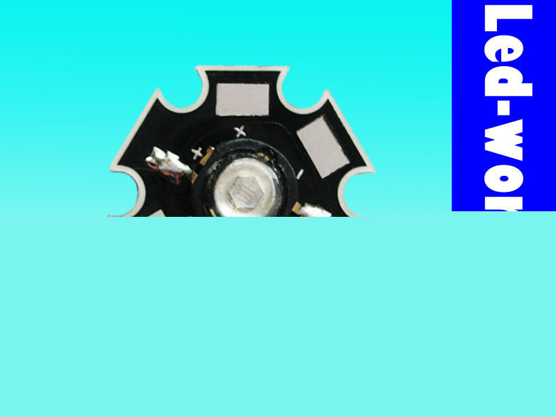 5X green high power star led lamp light 3 watt