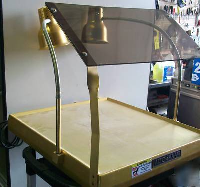Carving station alto shaam heated base & 2 heat lamps 