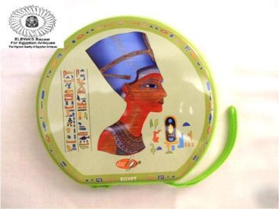 Egyptian green queen nefertiti cd case premium quality