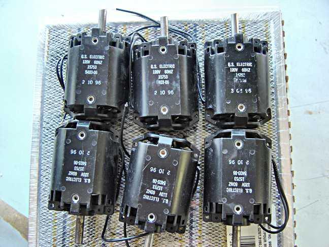 Gs electric vacuum cleaner power head motors lot of 6