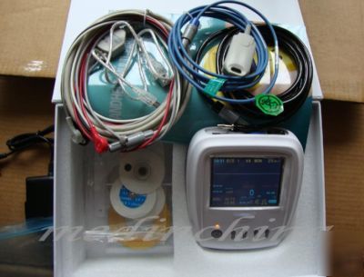 Handheld patient monitor, usb to pc, touch screen, 