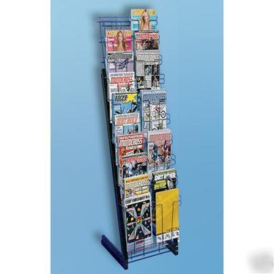 New 1 20 pocket magazine merchandiser display rack
