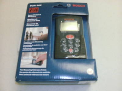 New bosch DLR130K digital distance measurer kit//brand 