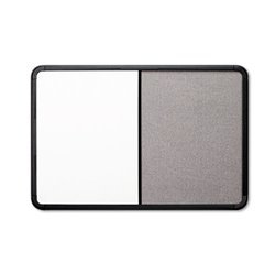 New combo dry erase/fabric tack board, 36 x 24, whit...