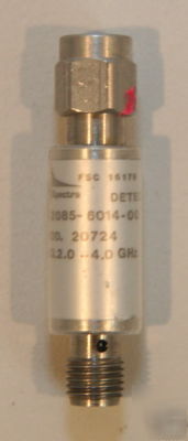 Omni-spectra 2085-6014-00 back diode detector 2-4 ghz