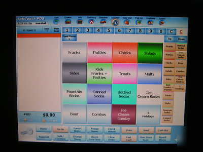 Softtouch restaurant pos,complete,2 terminals,expand-5 