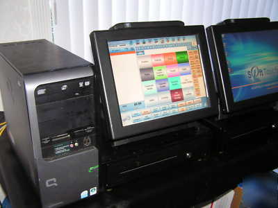 Softtouch restaurant pos,complete,2 terminals,expand-5 