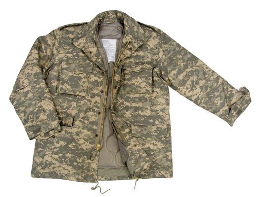 Ultra force acu digital m-65 field jacket/coat sz large