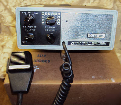 Vintage pearce-simpson transceiver radio