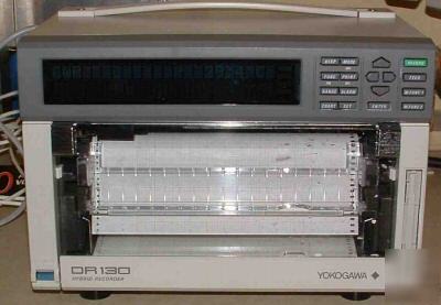 Yokogawa DR130 portable data recorder and chart