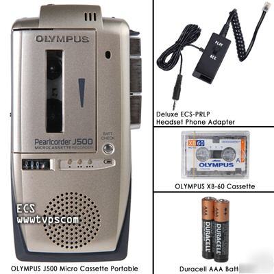  olmpus J500 micro cassette portable recorder
