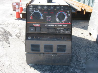 Lincoln 500 commander diesel welder generator combo