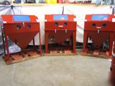 New 48 x 24 sandblaster large sand blast cabinet usa 