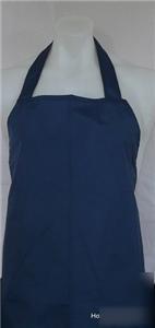 New dark navy blue waterproof bib apron free p&p Â£5+vat