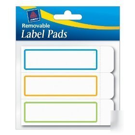 New expo dry erase markers & avery removable label pad