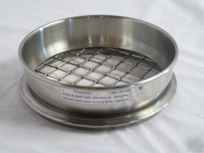 New testing sieve, omnitronix 20MM stainless steel 8