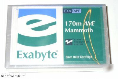 Nw exabyte 8MM 20GB data tape cartridge 170M ame 312629