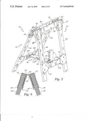 Patented saw horse