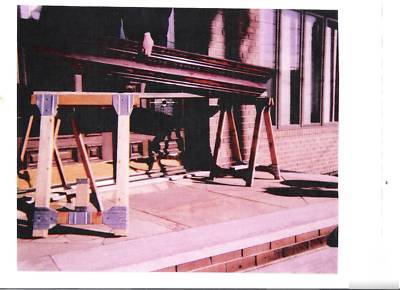 Patented saw horse
