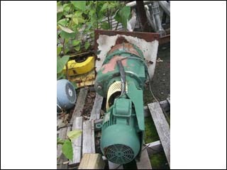 5 hp chemineer agitator, stainless steel, 56 rpm 